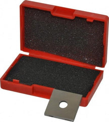 Value Collection - 0.116" Square Steel Gage Block - Accuracy Grade 0, Includes NIST Traceability Certification - Benchmark Tooling