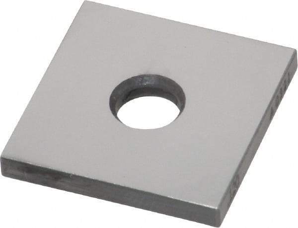 Value Collection - 0.12" Square Steel Gage Block - Accuracy Grade 0, Includes NIST Traceability Certification - Benchmark Tooling