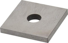 Value Collection - 0.128" Square Steel Gage Block - Accuracy Grade 0, Includes NIST Traceability Certification - Benchmark Tooling