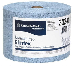 Kimtech - Dry Clean Room/Lab/Critical Task Wipes - Jumbo Roll, 13-3/8" x 9-5/8" Sheet Size, Blue - Benchmark Tooling