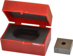 Value Collection - 0.4" Square Steel Gage Block - Accuracy Grade 0, Includes NIST Traceability Certification - Benchmark Tooling