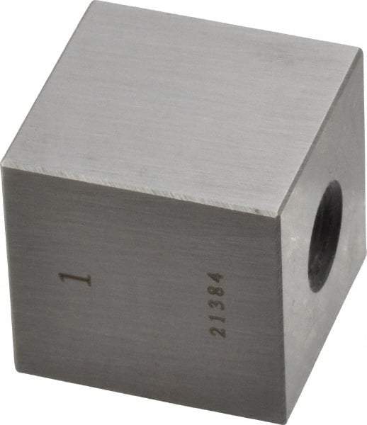 Value Collection - 1" Square Steel Gage Block - Accuracy Grade 0, Includes NIST Traceability Certification - Benchmark Tooling