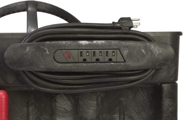 Rubbermaid - 13-3/8" Long x 2-3/8" High, Cart Outlet Power Strip - Use with FG450088, FG451288, FG451388, FG452010, FG452088, FG453288, FG453388, FG454600, FG454610, FG454888 - Benchmark Tooling