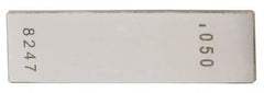 Value Collection - 0.1006" Rectangular Steel Gage Block - Accuracy Grade AS-1, Includes NIST Traceability Certification - Benchmark Tooling