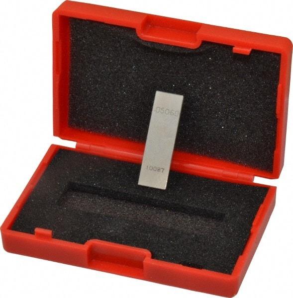 Value Collection - 0.0506" Rectangular Steel Gage Block - Accuracy Grade 0 - Benchmark Tooling