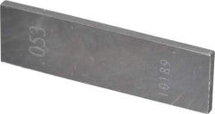 Value Collection - 0.053" Rectangular Steel Gage Block - Accuracy Grade 0 - Benchmark Tooling