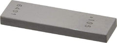 Value Collection - 0.105" Rectangular Steel Gage Block - Accuracy Grade 0, Includes NIST Traceability Certification - Benchmark Tooling