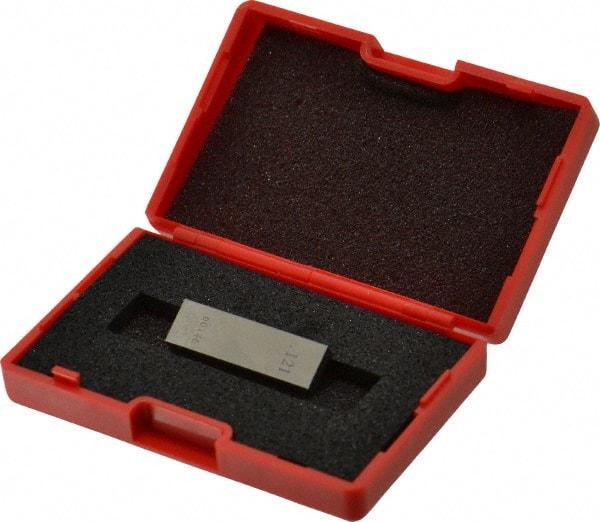 Value Collection - 0.121" Rectangular Steel Gage Block - Accuracy Grade 0, Includes NIST Traceability Certification - Benchmark Tooling