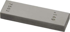 Value Collection - 0.149" Rectangular Steel Gage Block - Accuracy Grade 0, Includes NIST Traceability Certification - Benchmark Tooling