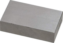 Value Collection - 0.8" Rectangular Steel Gage Block - Accuracy Grade 0, Includes NIST Traceability Certification - Benchmark Tooling