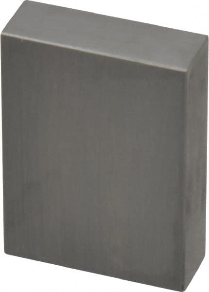 Value Collection - 1" Rectangular Steel Gage Block - Accuracy Grade 0, Includes NIST Traceability Certification - Benchmark Tooling