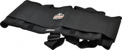 Ergodyne - Size L, Elastic Belt with Adjustable Shoulder Straps - 34 to 38" Waist, 7-1/2" Wide, Detachable Strap, Black - Benchmark Tooling