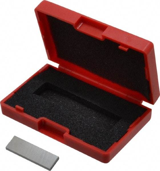 Value Collection - 0.1007" Rectangular Steel Gage Block - Accuracy Grade AS-1, Includes NIST Traceability Certification - Benchmark Tooling