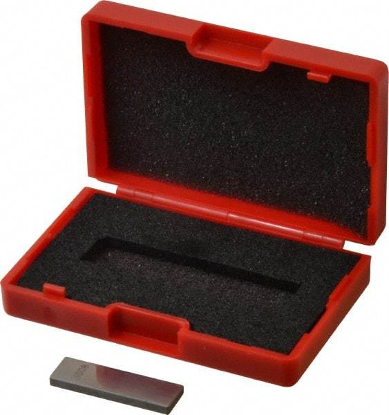 Value Collection - 0.1008" Rectangular Steel Gage Block - Accuracy Grade AS-1, Includes NIST Traceability Certification - Benchmark Tooling