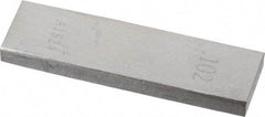 Value Collection - 0.102" Rectangular Steel Gage Block - Accuracy Grade AS-1, Includes NIST Traceability Certification - Benchmark Tooling