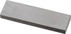 Value Collection - 0.106" Rectangular Steel Gage Block - Accuracy Grade AS-1, Includes NIST Traceability Certification - Benchmark Tooling