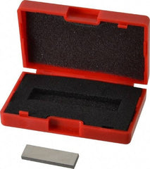 Value Collection - 0.107" Rectangular Steel Gage Block - Accuracy Grade AS-1, Includes NIST Traceability Certification - Benchmark Tooling