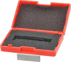 Value Collection - 0.124" Rectangular Steel Gage Block - Accuracy Grade AS-1, Includes NIST Traceability Certification - Benchmark Tooling