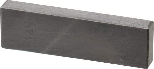 Value Collection - 0.145" Rectangular Steel Gage Block - Accuracy Grade AS-1, Includes NIST Traceability Certification - Benchmark Tooling