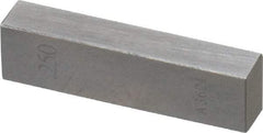 Value Collection - 0.25" Rectangular Steel Gage Block - Accuracy Grade AS-1, Includes NIST Traceability Certification - Benchmark Tooling