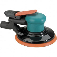 Dynabrade - 12,000 OPM, 14 CFM Air Consumption, Palm Air Orbital Sander - Round Pad, 1/4 NPT Inlet - Benchmark Tooling