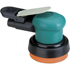 Dynabrade - 12,000 OPM, 14 CFM Air Consumption, Palm Air Orbital Sander - Round Pad, 1/4 NPT Inlet - Benchmark Tooling