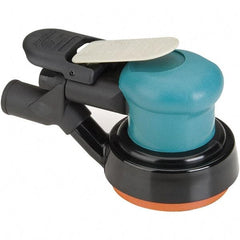 Dynabrade - 12,000 OPM, 14 CFM Air Consumption, Palm Air Orbital Sander - Round Pad, 1/4 NPT Inlet - Benchmark Tooling