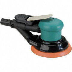 Dynabrade - 12,000 OPM, 14 CFM Air Consumption, Palm Air Orbital Sander - Round Pad, 1/4 NPT Inlet - Benchmark Tooling