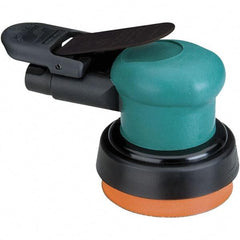 Dynabrade - 12,000 OPM, 14 CFM Air Consumption, Palm Air Orbital Sander - Round Pad, 1/4 NPT Inlet - Benchmark Tooling