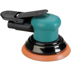 Dynabrade - 12,000 OPM, 14 CFM Air Consumption, Palm Air Orbital Sander - Round Pad, 1/4 NPT Inlet - Benchmark Tooling