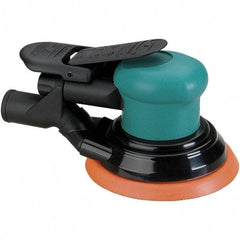 Dynabrade - 12,000 OPM, 14 CFM Air Consumption, Palm Air Orbital Sander - Round Pad, 1/4 NPT Inlet - Benchmark Tooling