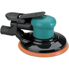 Dynabrade - 12,000 OPM, 14 CFM Air Consumption, Palm Air Orbital Sander - Round Pad, 1/4 NPT Inlet - Benchmark Tooling