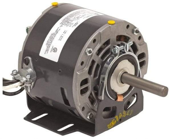 US Motors - 1/20 hp, ODP Enclosure, Auto Thermal Protection, 1,100 RPM, 208-230 Volt, 60 Hz, Industrial Electric AC/DC Motor - Size 42 Frame, Bracket Mount, 3 Speed, SAB Bearings, 0.55 Full Load Amps, A Class Insulation, CW Lead End - Benchmark Tooling