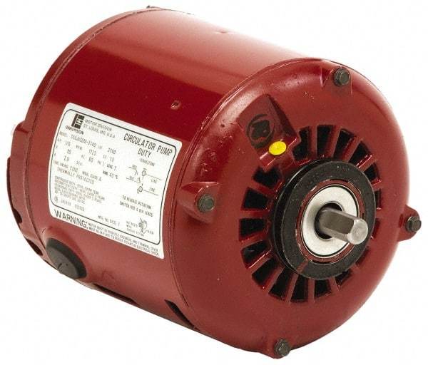 US Motors - 1/6 hp, ODP Enclosure, Auto Thermal Protection, 1,725 RPM, 115 Volt, 60 Hz, Industrial Electric AC/DC Motor - Size 48 Frame, Resilient Mount, 1 Speed, Sleeve Bearings, A Class Insulation, Reversible - Benchmark Tooling