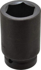 Proto - 1" Drive 1-11/16" Deep Impact Socket - 6 Points, 4" OAL - Benchmark Tooling