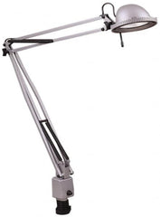 Electrix - 38 Inch, Desk Mounted, Halogen, Silver, Desk Light - 50 Watt, Nonmagnifying - Benchmark Tooling