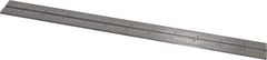 Starrett - 12 Inch Long Blade, 16R Graduation Combination Square Blade - Steel, 1/100, 1/64, 1/50 and 1/32 Inch Graduation - Benchmark Tooling