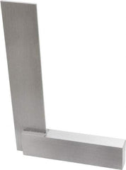 Starrett - 4-1/2" Blade Length, 3-1/2" Base Length Steel Square - 0.0025mm Accuracy - Benchmark Tooling