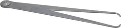 Starrett - 12 Inch Leg, Firm Joint, Steel, Polished, Inside Caliper - 16 Inch Max Measurement, 400mm Max Measurement, Flat Leg - Benchmark Tooling