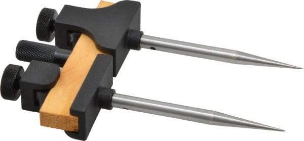 Starrett - 3 Inch Leg, Die Cast, Black Wrinkle Finish, Trammels - Includes (2) Heads, (2) Points, Pencil Socket - Benchmark Tooling