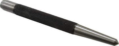 Starrett - 1/4" Center Punch - 5" OAL, Steel - Benchmark Tooling