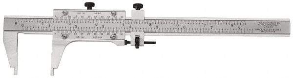 Starrett - 0 to 24" Steel Vernier Caliper - 0.0010" Graduation, 2-5/16" Jaw Depth, 0.0005" Accuracy - Benchmark Tooling