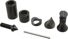 Starrett - 7 Piece, 2-1/4 to 3-3/8" High, 1,000 Lb Capacity Screw Jack Set - 2-1/4 to 3-3/8" Measuring Range, 6-3/8" Overall Height, 1-1/4" Base Diam - Benchmark Tooling