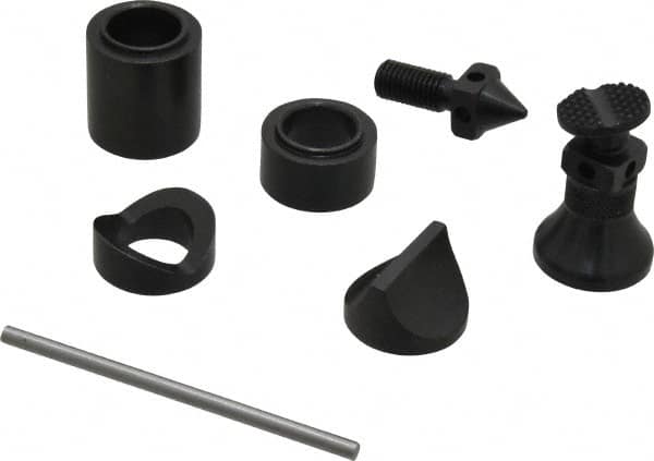 Starrett - 1-1/2 to 2-1/4" High Screw Jack Set - 1" Base Diam - Benchmark Tooling