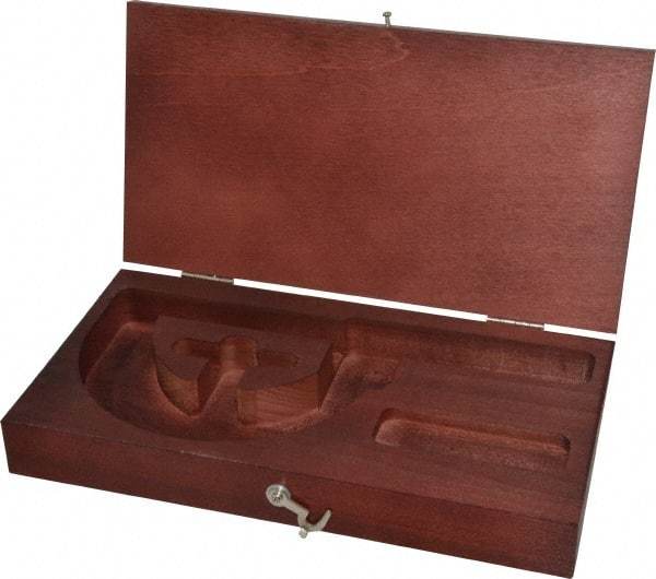 Starrett - Micrometer Case - 3" Max Measurement, Use with 226 & 226M Outside Micrometers - Benchmark Tooling