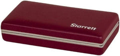 Starrett - Micrometer Case - 1/2" Max Measurement, Use with 232 & 232M Series Outside Micrometers - Benchmark Tooling