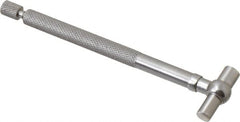 Starrett - 1/2 to 3/4 Inch, 2-3/8 Inch Overall Length, Telescoping Gage - 2-3/8 Inch Long Handle, Chrome Plated - Benchmark Tooling