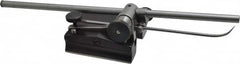 Starrett - 2 Spindle, 12 and 18 Inch Spindle Length, Surface Gage - 3-1/2 Inch Long x 3-3/16 Inch Wide Base, Hardened Steel - Benchmark Tooling