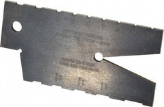 Starrett - Steel Acme Thread Screw Checker - 1 Leaf, 29° (Included Angle) Thread Angle - Benchmark Tooling