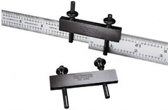 Starrett - Rule & Scale Accessories Type: Rule Clamp For Use With: Clamping 2 Rules Together - Benchmark Tooling